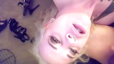 Horny blond is ready to fuck