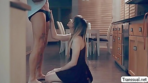 Casual sex with a sexy brunette